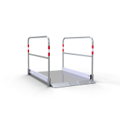 Aluminium and steel | trench bridge | Width: 1.00 m, Length: 1.80 m